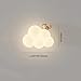 SWEMOPP Kids Wall Lights for Bedrooms Girls Cloud Wall Lights for Nursery Cute Animal Cartoon White Milk Shade Wall Sconce Dimmable LED Wall Mounted Lamp for Kids Bedside Children Boys Room