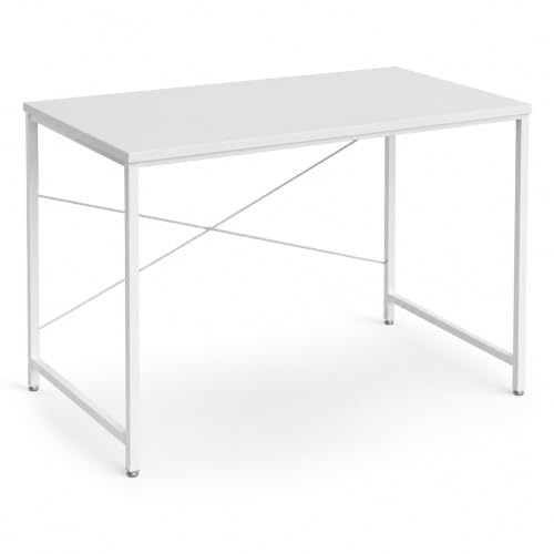 Image of FURLAY Slate Office Desk & Study Table for Students & Home Office, Engineered Wood Desk, Laptop & Computer Desk for Bedroom, Office, Work from Home | DIY (FFTS19, 91x45x77 CM)