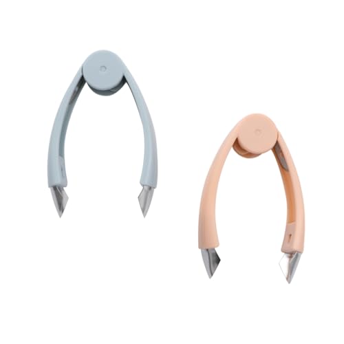 Alipis Utensile per Rimuovere Occhi di Ananas in Acciaio, Taglia Ananas e Fragole Impugnatura Antiscivolo, Set da 2 Pezzi per Uso Cucina e Taglio Frutta Facile da Pulire