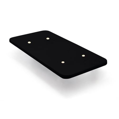 Cama express - Base Tapizada con Válvulas de Transpiración - Color Negro - No Incluye Patas - Medida: 105x190 cm