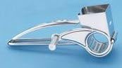 Deluxe Stainless Steel Rotary Cheese Grater by Harold Imports