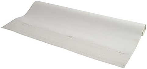 Exacompta - Ref 36651E - Rolled Flipchart Micro-Perforated Refill Pad (50 Sheets per Pad) - 65 x 100cm in SIze, Plain & Unruled, 70gsm White Paper, Bleed-Resistant