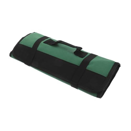 Sosoport Borsa Per Da Chef Da Esterno Borsa Da Cuoco Borsa Porta in Stile Occidentale Valigetta Per Da Cuoco Caso Degli Chef Dark Green Tessuto