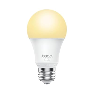 Tapo TAPOL510E2-PACK TP-Link Bombilla LED Inteligente Bombilla WiFi sin necesidad de Hub Regulable E27 8.7W/ 806lm Compatible Alexa Echo y Google Home Blanco Cálido 2700k 2 Unidad