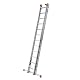 Krause Monto 129789 Sprossenleiter Treppe 3-teilig