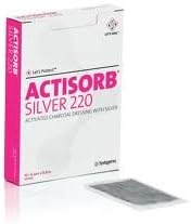 Systagenix Actisorb Silver 9.5cm x 6.5cm (10 Pads)