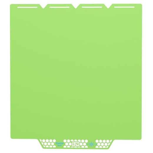 ⚡ BIQU CryoGrip Pro Glacier Build Plate for Snap-Maker U1 3D Printer, Low Temperature Printing, Double-Sided Spring Steel Sheet, 276X301mm, Green