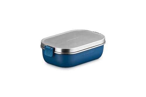 Image of Le Creuset Stainless Steel On The Go Lunch Box, 30 oz., Deep Teal