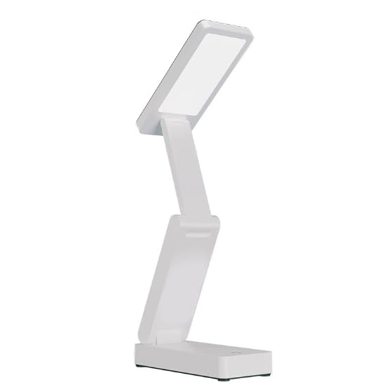 LEDデスクライト, 折りたたみ式, 調光可能, ホワイト