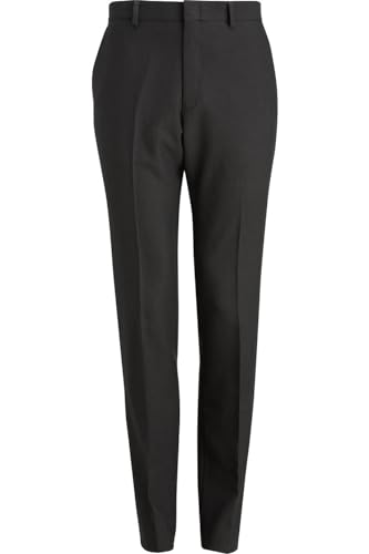 MENS SYNERGY WASHABLE TAILORED FIT FLAT FRONT PANT