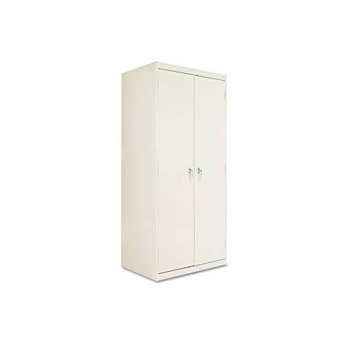 Alera 88126 Assembled 78' High Heavy-Duty Welded Storage Cabinet, Four Adjustable Shelves, 36 x 24 x 78 in, Putty