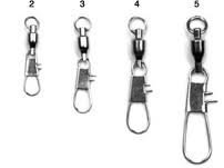 EAGLE CLAW Barrel Swivel W/Interlock SNAP-1/0