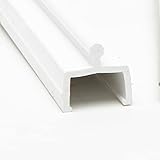 Sliding Screen Door Track 96' Vinyl White Made in The USA