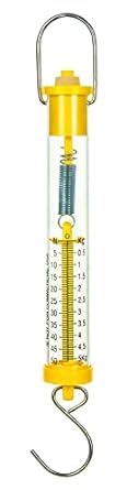 generic E-MEDI Acrylic Spring balance Tubular Weiging Scale Type Newton Force Meter Dynamometer with Dual Scale laboratories and homes Capacity: 5 Kg / 50N-picture-31