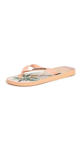 Image of Havaianas Women's Slim Logo Metallic Flip Flops