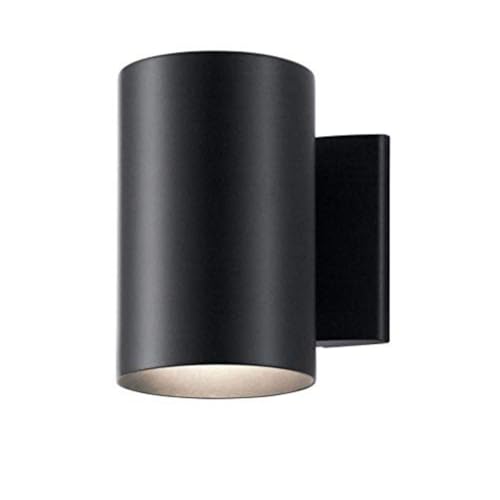 Kichler Cylinders 7' Outdoor Wall Sconce in a Black, 1-Light Exterior Wall Light, Cylinder Fixture...