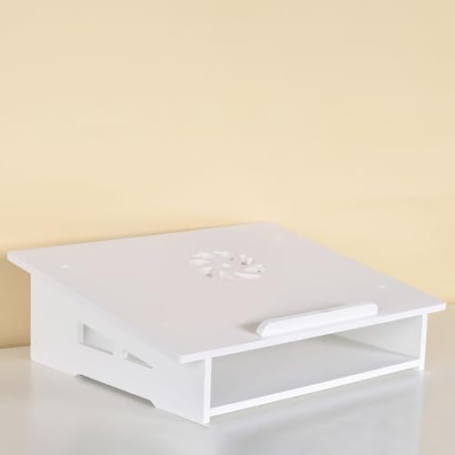 Support ordinateur portable stable BESPORTBLE avec rangement de bureau