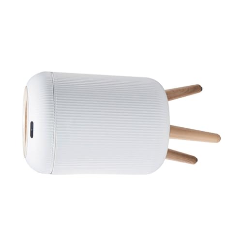 Bote de basura inteligente blanco rectangular 10 litros miniatura 2