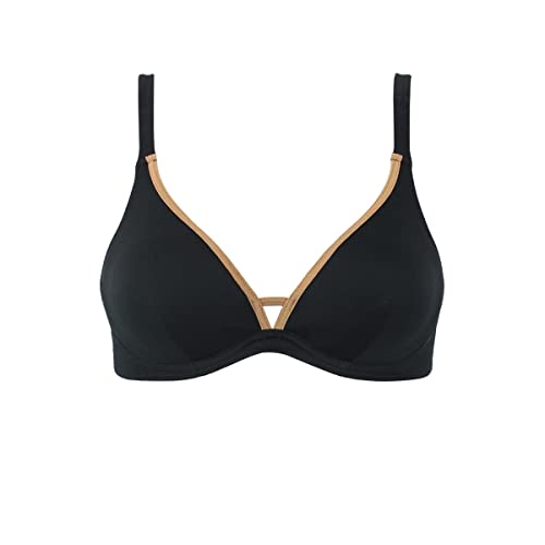Haut de maillot triangle Venezia à armatures noir confort 105DE
