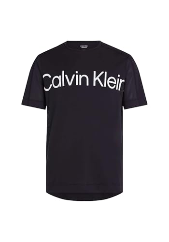 T-shirt noir Calvin Klein homme en coton premium col rond décontracté confortable