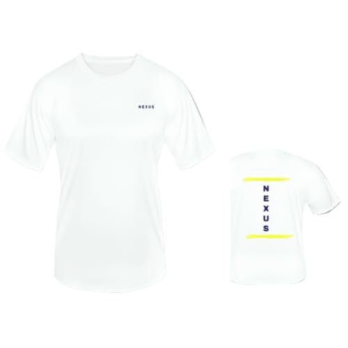 Nexus Camiseta Gran Barrera - T-Shirt Adulti Unisex, Blanco, XL -