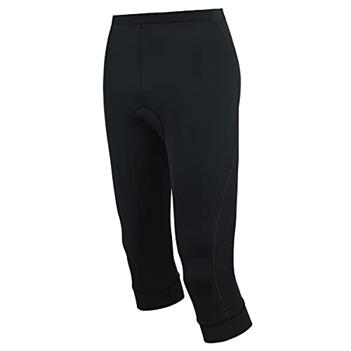 Airtracks Comfort Line - Pantalón de ciclismo para mujer (3/4, talla M), color negro Cover