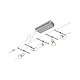 Paulmann Wire Set Salt max5x10W GU5,3 Chrom matt/C