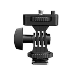 RALENO Mini adaptateur de montage à sabot froid 1/4" avec filetage 1/4"-20 pour caméra de téléphone, cage, lumière vidéo LED