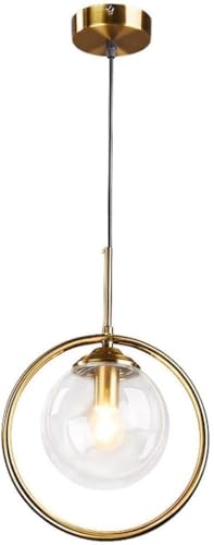 Luminaire suspendu contemporain globe en verre pour illuminer votre table de salle à manger