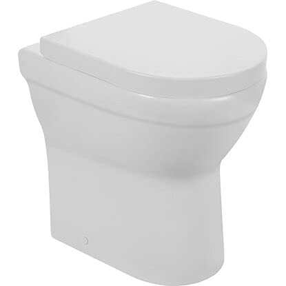Stand-WC COZY Tiefspüler erhöht weiß inkl. Sitz Duroplast absenkbar und abnehmbar