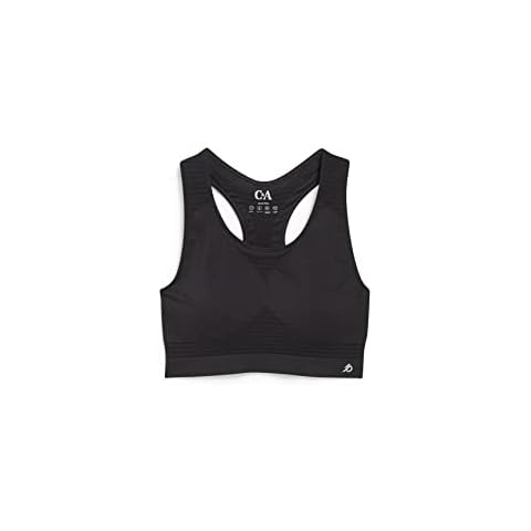 C&A Damen Sport-BH Stretch Fitness Unifarben schwarz M Cover