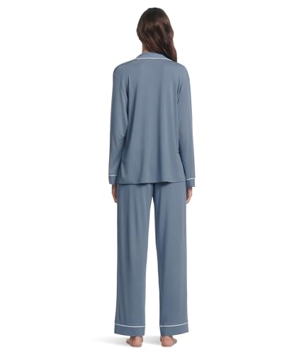 Image of Eberjey Gisele Classic Women's Pajama Set | Long Sleeve Shirt + Long Pants