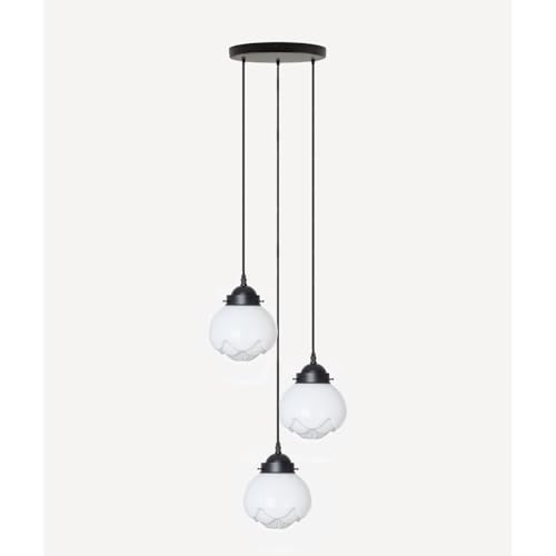 Lampe suspendue 3 lumières Paeonia pour un éclairage élégant