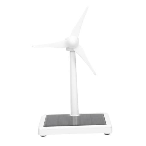FIXOSHEE Modèle Éolienne Solaire DIY Éducatif pour Bureau Turbine de Table Solaire Scientifique pour Garçon Fille Kit Expériences Créatives