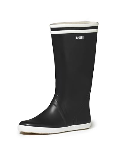 Preisvergleich Produktbild Aigle Herren Goeland Gummistiefel, Marineblau, Weiß, 2, 43 EU