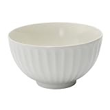美濃焼 お茶碗 飯碗 約12cm 電子レンジ 食洗機対応 白釉菊花 白 日本製 133-61314