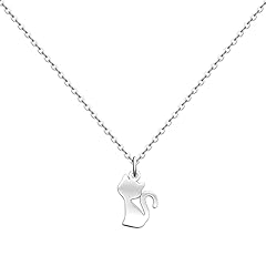 Animal_Cat necklace-silver