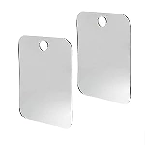 2 Stks Anti Fog Shatterproof Spiegel Mist Gratis Douche Spiegel Shatterproof Douche Spiegel Mist Gratis Reizen Spiegel…