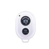 Captura imágenes/vídeo al instante: el mando a distancia tiene dos botones para tomar fotos y vídeos. Pulsa el botón pequeño para Android y el botón grande para iPhone. También tiene un interruptor de encendido/apagado separado.