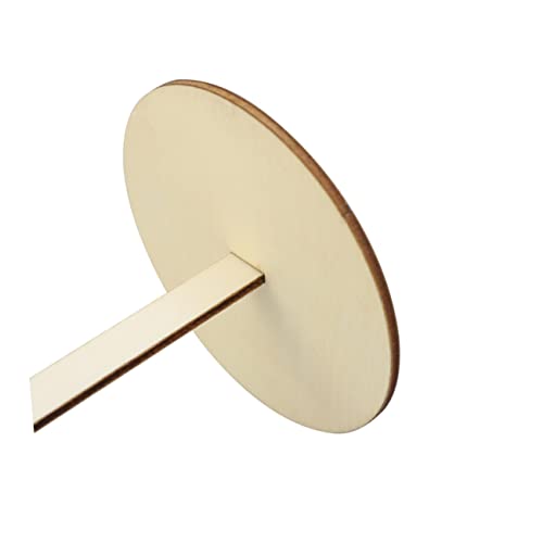 Cabilock 20Pcs Wooden Table Numbers with Holder Base Rustic Wedding Table Decor for Event Centerpieces Natural Wood Color for Home Decoration and Reception Assignments