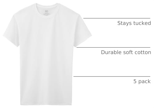 Image of Fruit of The Loom Boys' Eversoft Cotton Undershirts, T Shirts & Tank Tops