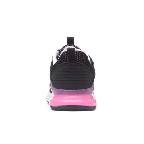 XL Kids Black & Pink Easy Fasten Trainer - Size 3 UK - Black - Image 4