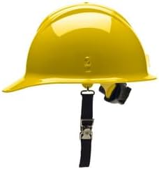 Bullard Cap Style Wildland Helmet with Ratchet, Yellow.