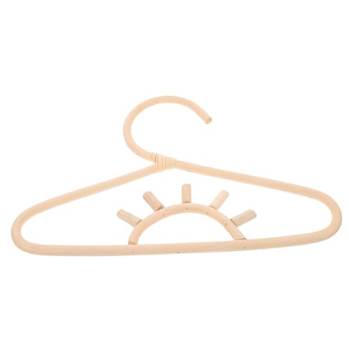 Cabilock Organize Boys and Girls's Closet Exquisite Rattan Craft Smooth Baby Hanger Wall Storage