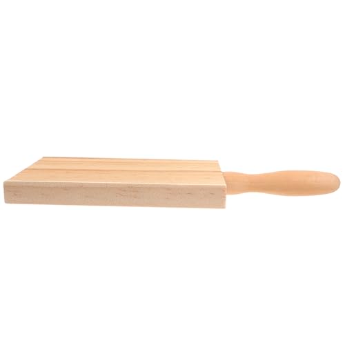 Mikikit Tabla Práctica de Madera para Hacer Pasta y Gnocchi Herramienta para Moldear y Texturizar Duradera y Multifuncional para Cocina