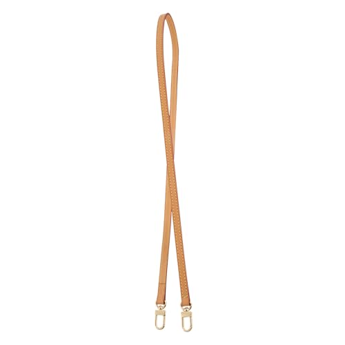 Image of Genuine Vachetta Leather Shoulder Bag Strap Crossbody Replacement for SPEEDY Handbag(BEESWAX-Width:0.43in&Length:45.2in,Double Buckles)