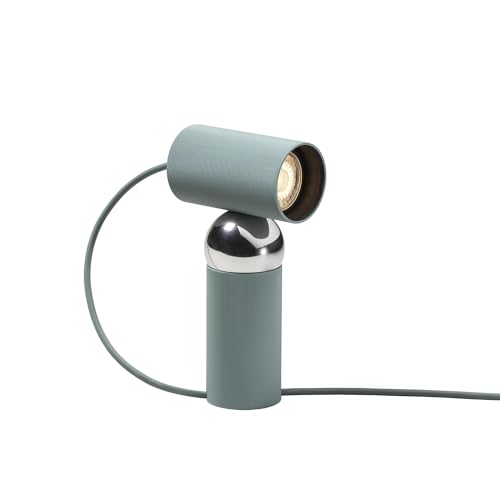 FLOS Bilboquet F0995039 lampada da tavolo regolabile direzionabile con bulbo e interruttore sage