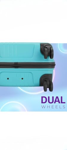 Image of Safari Lancer Large Size 28 Inch Trolley Bag for Travel with 5 Years Warranty - Sky Blue