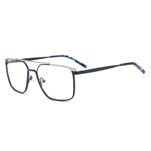 Lunettes rétro pour hommes monture en métal idéales pour le bureau