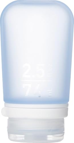 humangear GoToob+ HG3124, Blue Medium 2.5 fl oz/74 ml, 1 Bottle